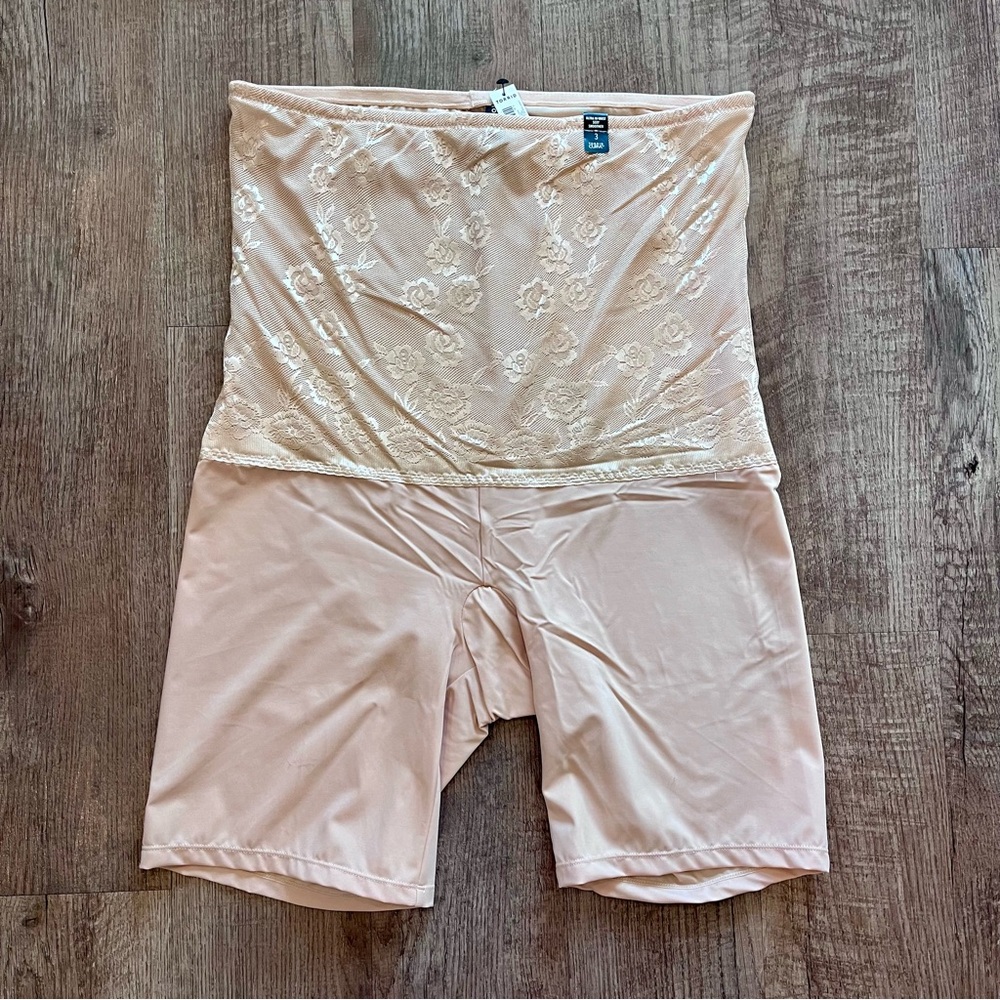 torrid Nude Lace High-Waist Shapewear Shorts